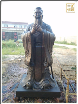 孔子雕像圖片|雕塑孔子